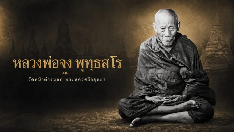 รูปประกอบ หลวงพ่อจง พุทฺธสโร วัดหน้าต่างนอก พระเกจิผู้เปี่ยมด้วยเมตตาแห่งทุ่งบางไทร